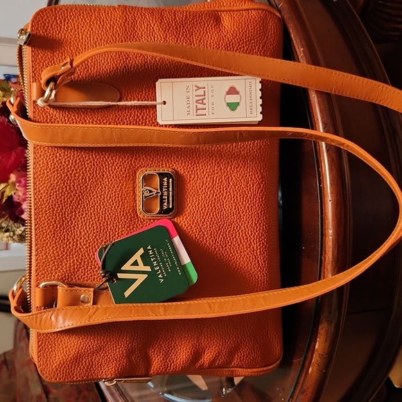 Valentina Bags Valentina Genuine Leather Satchel Purse Poshmark